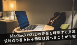 【解説】MacBookのSSDの寿命を確認する方法｜現時点の書き込み回数は調べることが可能
